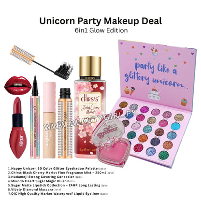 Unicorn Party Makeup Deal – 7in1 Glow Edition