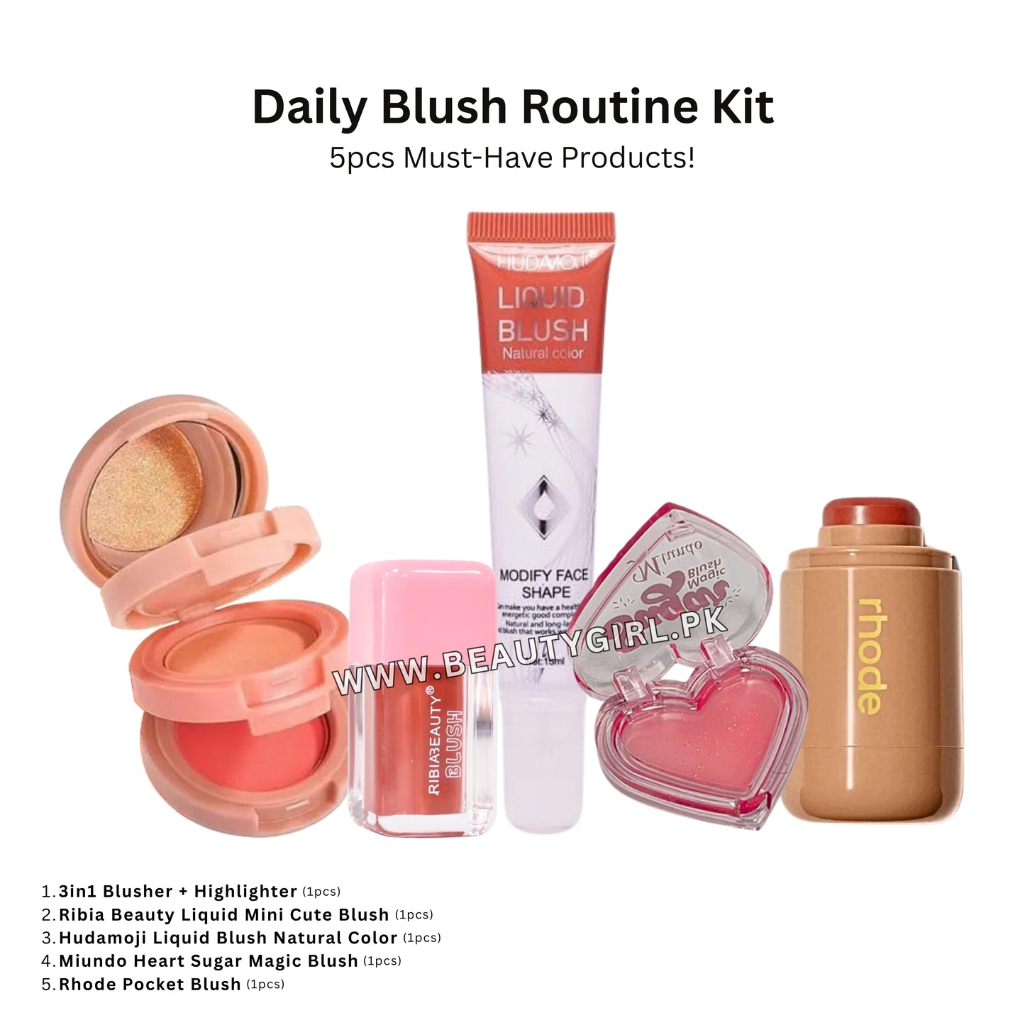 Daily Blush Routine Kit
