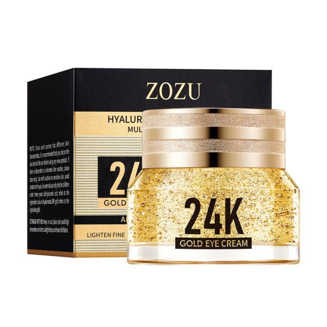 ZOZU 24K Gold Anti Wrinkles Firming Eye Cream 40gm