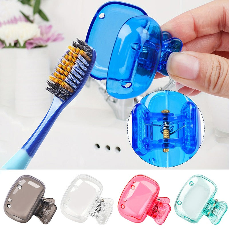 Travel Portable Toothbrush Head Cover Case Pack 0f 10