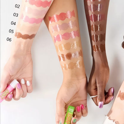 Page Vine Juicy Fruit Glossy Lip Balm Pack of 6