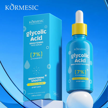 KORMESIC 7% Glycolic Acid Brightening Face Serum 50ml