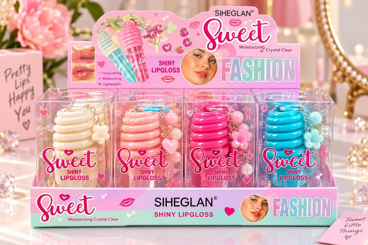 She Glan Crystal Shine Lip Gloss Pack of 3 – Ultra Glossy & Smooth Lip Finish