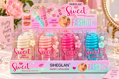 She Glan Crystal Shine Lip Gloss Pack of 3 – Ultra Glossy & Smooth Lip Finish