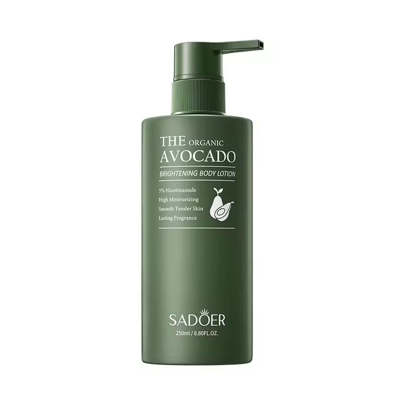 Sadoer Whitening Body Lotion Smoothing Moisturizing and Avocado Niacinamide Body Lotion