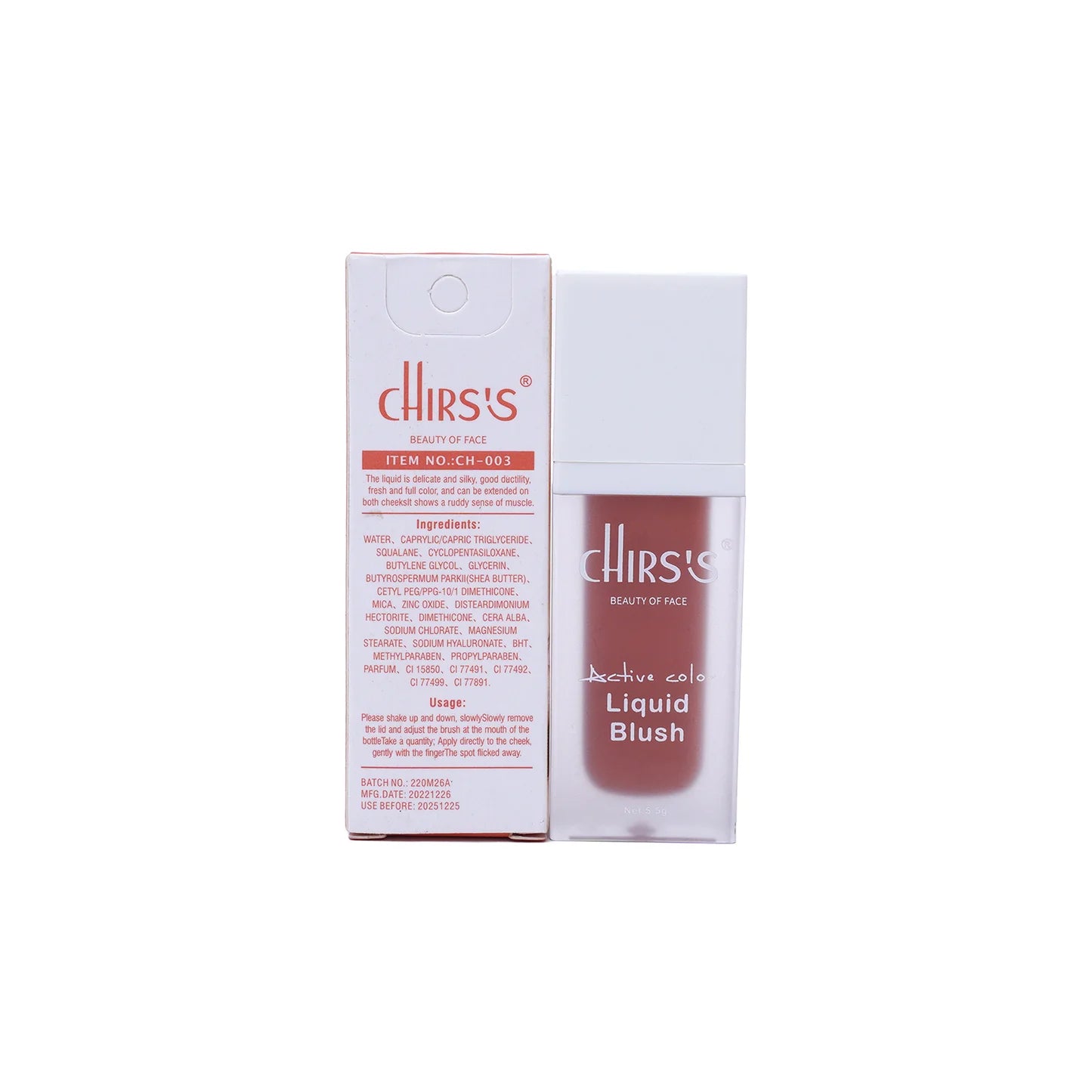 CHIRS'S Active Color Liquid Blush Pack of 4