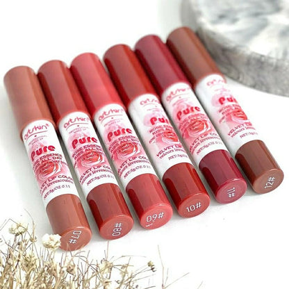 Artkin Rose Matte Lip Crayons Set of 6
