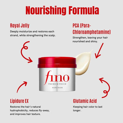 Fino Premium Touch Hair Mask  Nourishing  Repairing Mask for Dry Damaged Hair 230g