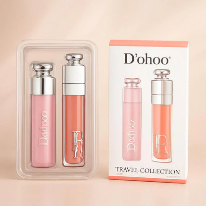 2in1 Lip Balm And Lip Gloss Travel Size Lip Set