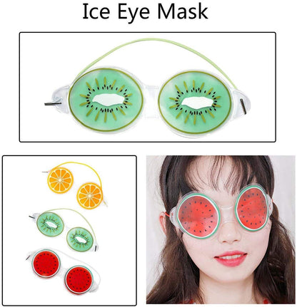 Gel Eye Mask Fruit Cooling Mask Sleep Eye Protection