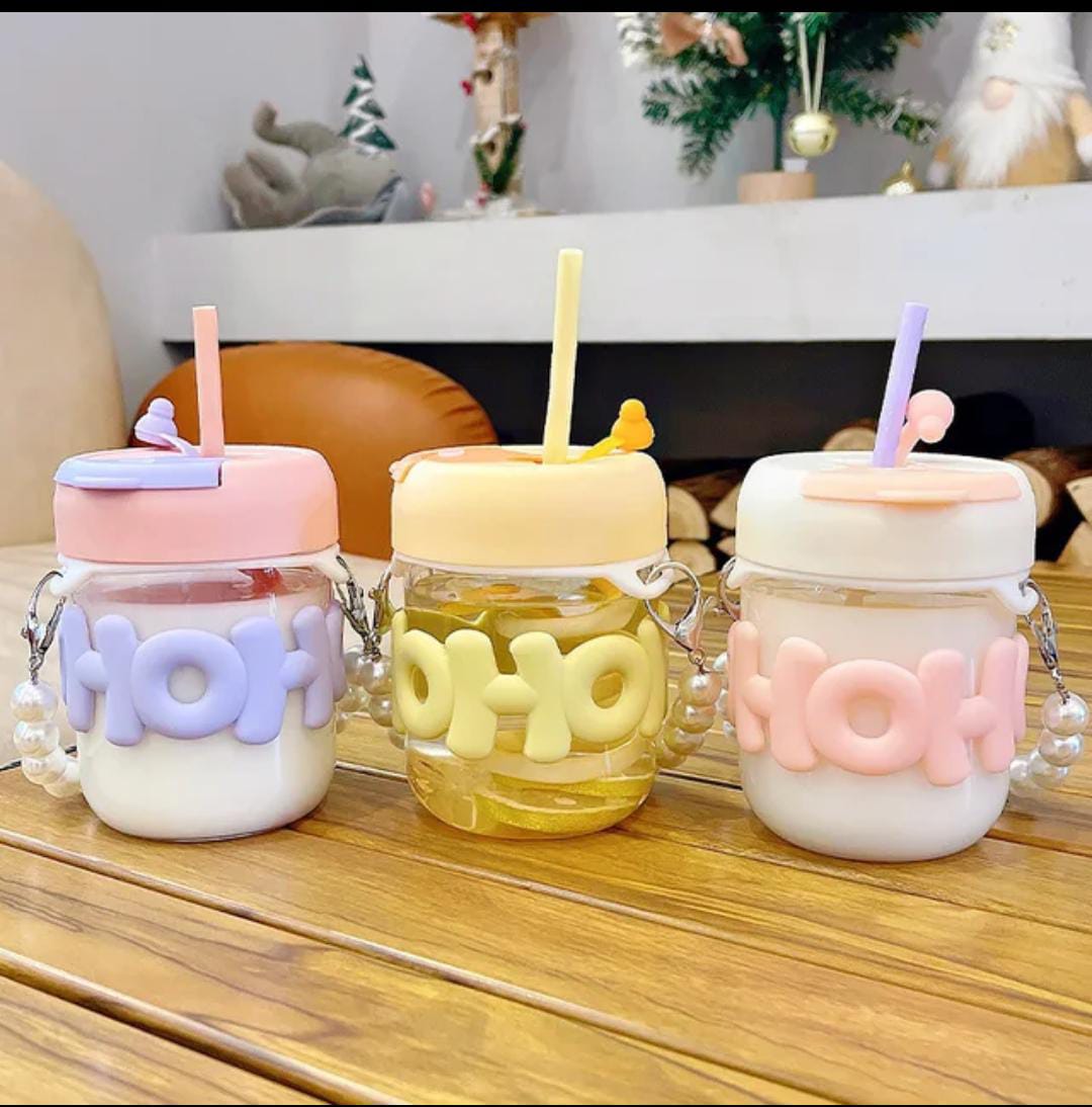 Coffee Mug With Straw With Silicone Sleeve