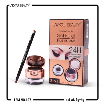 Lakyou Beauty 2in1 Studio Touch Gel Kajal Eyeliner Cake