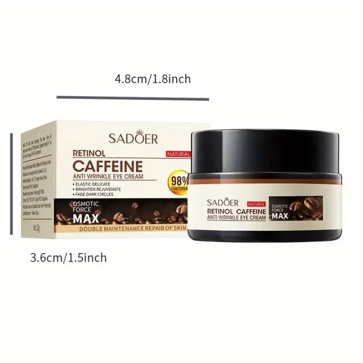 Sadoer Hydrating Retinol & Caffeine Anti-Wrinkle Eye Cream 50g