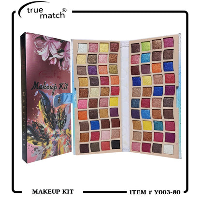 True Match 80 Color Eyeshadow Palette