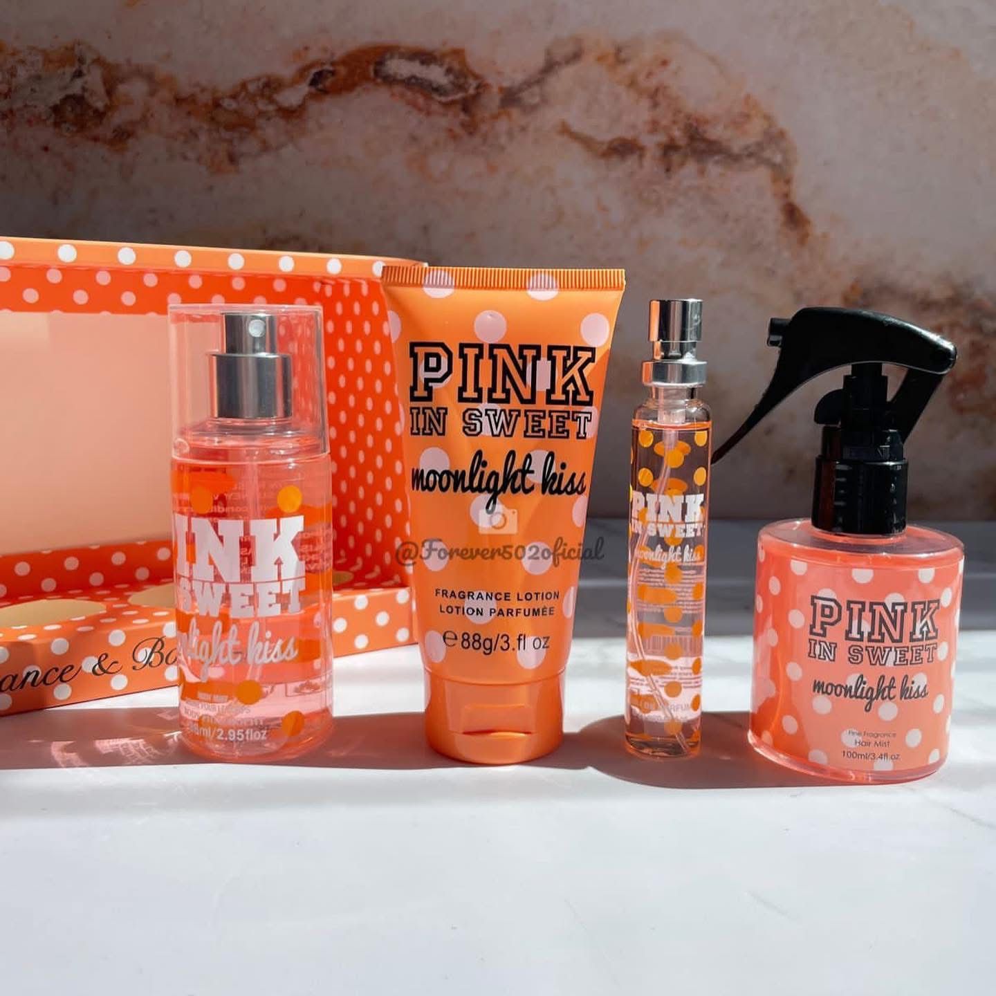 Body Philosophy Pink In Sweet Beauty Summer Vibes 4pcs Fragrance Set