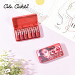 Color Castle Flower Matte Lipstick 6Pcs Pack