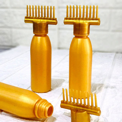 Hair Oil Applicator Comb Bottle 130ml