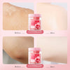 SADOER Rose Candy Body Scrub Texture Exfoliates Leaves Skin Smooth Clear 140g