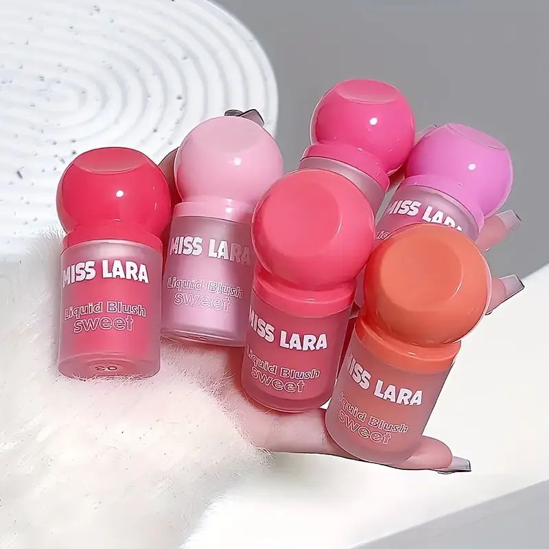 Miss Lara Blush Emoji Sponge Liquid Blush Pack of 6