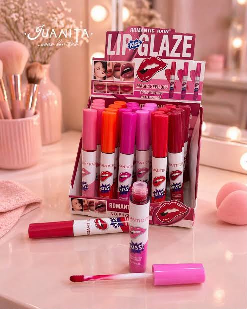 Romantic Rain Kiss! Peel-Off Lip Tint Pack of 6