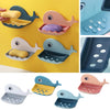 Little Whale Shapes Soap Dish Wall Mounted