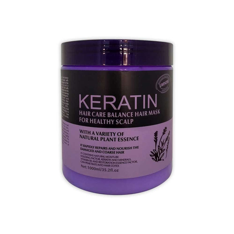 Lavender Hair Care Balance Keratin Hair Mask & Hair Treatment for Healthy Scalp 500ml