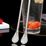 Stainless Steel Spoon Straw 3in1