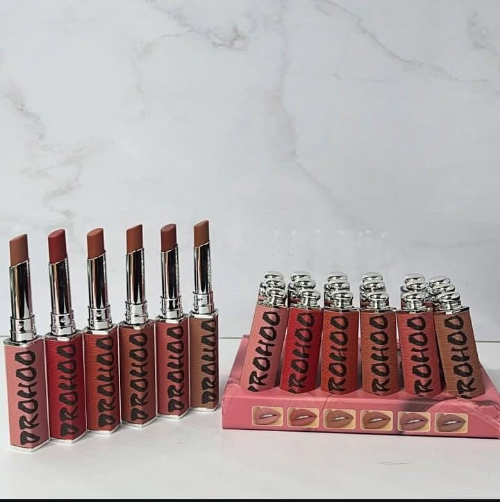 Drohoo Nude Matte Lip Stick Premium Quality Pack of 6