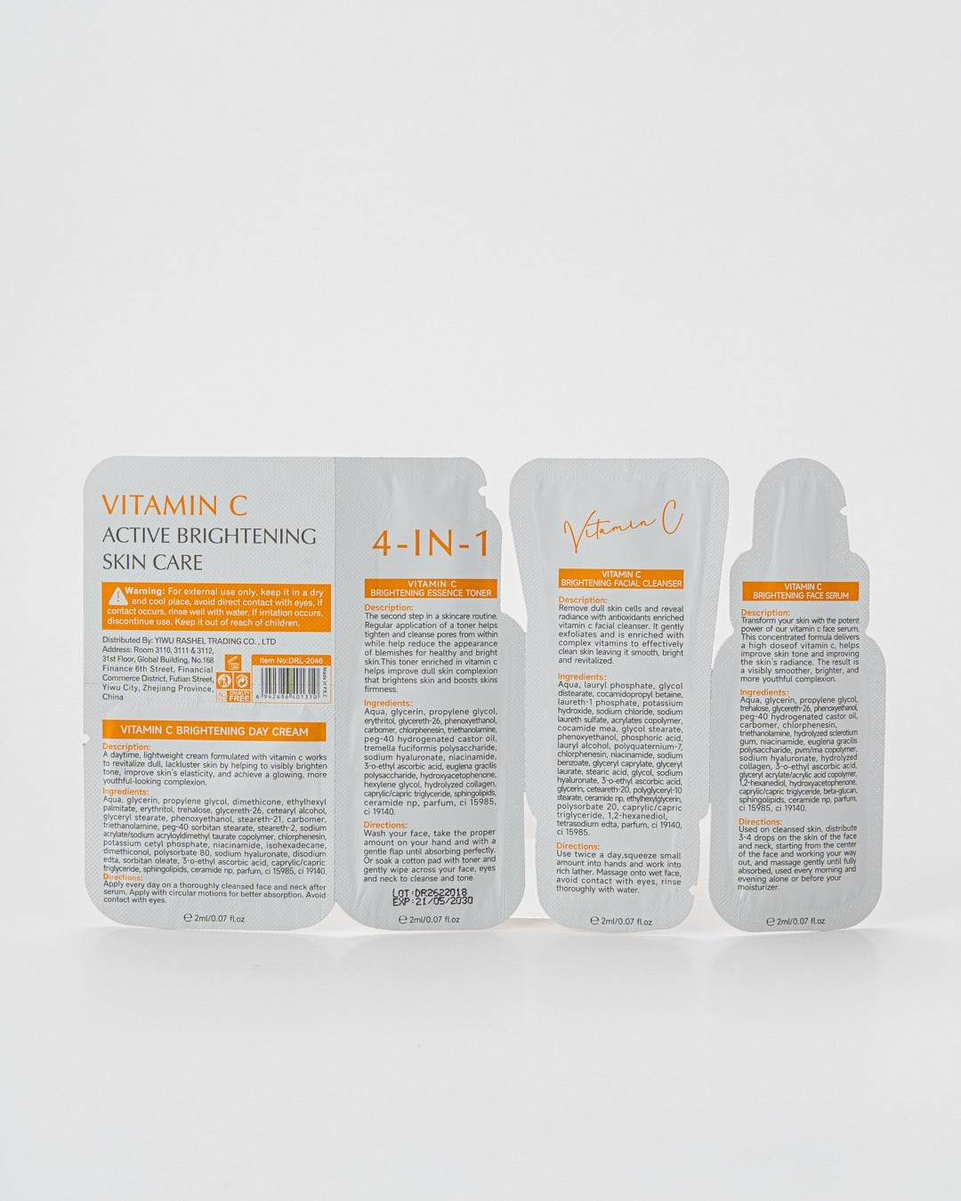 Dr Rashel Vitamin C 4-in-1 Brightening Skin Care Pouch
