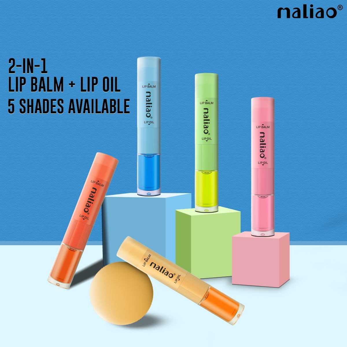 Maliao Magic Color 2in1 Lip Balm & Lip Oil