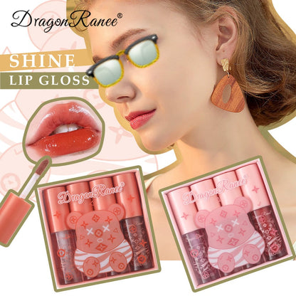 Dragon Ranee 4 Pcs Shine Lipgloss Set