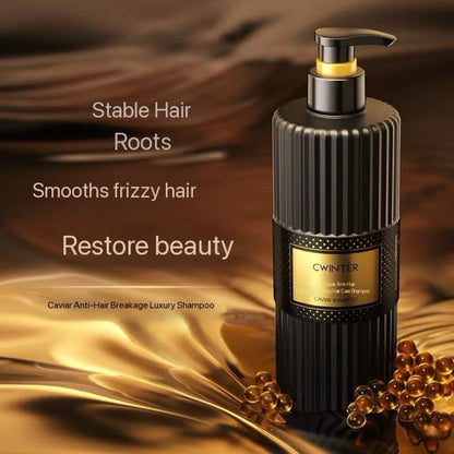 CWINTER Caviar Shampoo Clean Smooth Hair Oil Control Anti Dandruff Hair Care Caviar Luxury Nourishing and Moisturizing Shampoo
