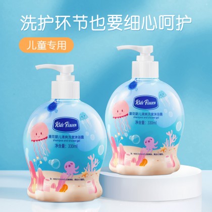 Kids Flower Shampoo And Shower Gel 330ml