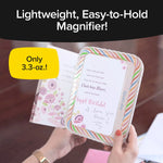 Portable Eye Care Ultra Bright Full Page Magnifier and Book Light