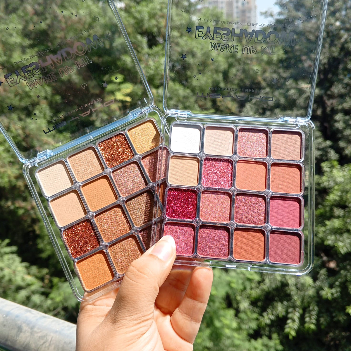 Hudamoji 16 Color Shimmer & Matte Eyeshadow Palette
