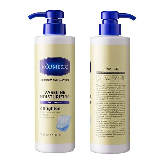 Kormesic Vaseline Brighten Moisturising UV Protected Boby Lotion 500ml