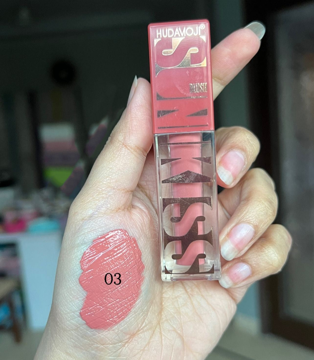 Hudamoji Inspired By Maybelline Sun Kiss Liquid Blush 4pcs Set