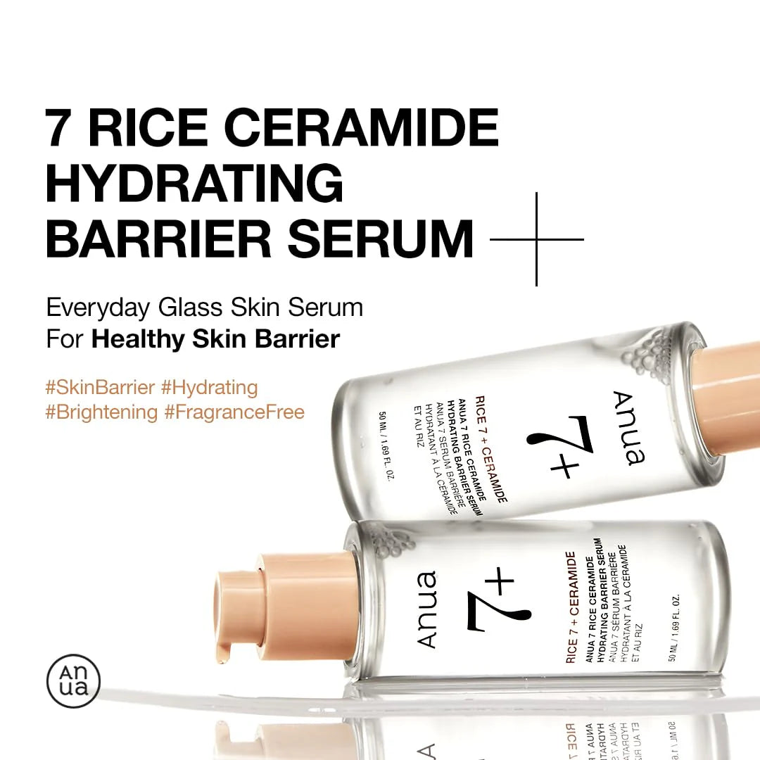 Anua 7+ Rice Ceramide Hydrating Barrier Serum – 50ml