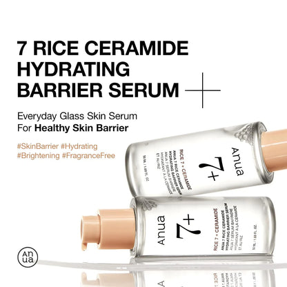 Anua 7+ Rice Ceramide Hydrating Barrier Serum – 50ml