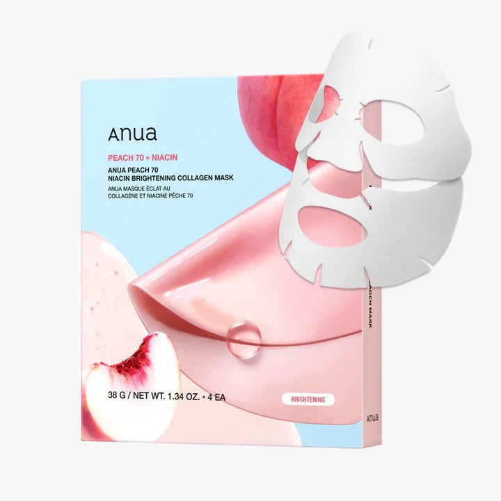 Anua Peach 70+ Niacin Brightening Collagen Mask 38g