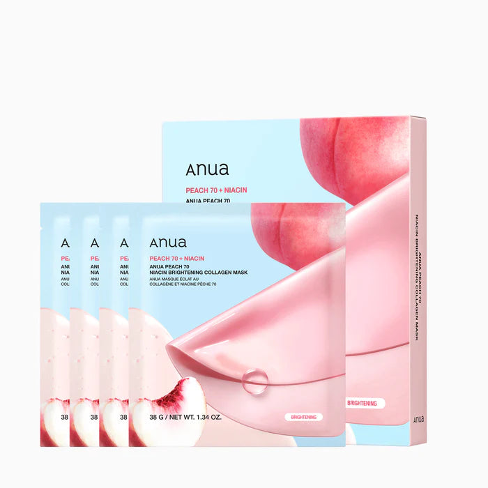 Anua Peach 70+ Niacin Brightening Collagen Mask 38g