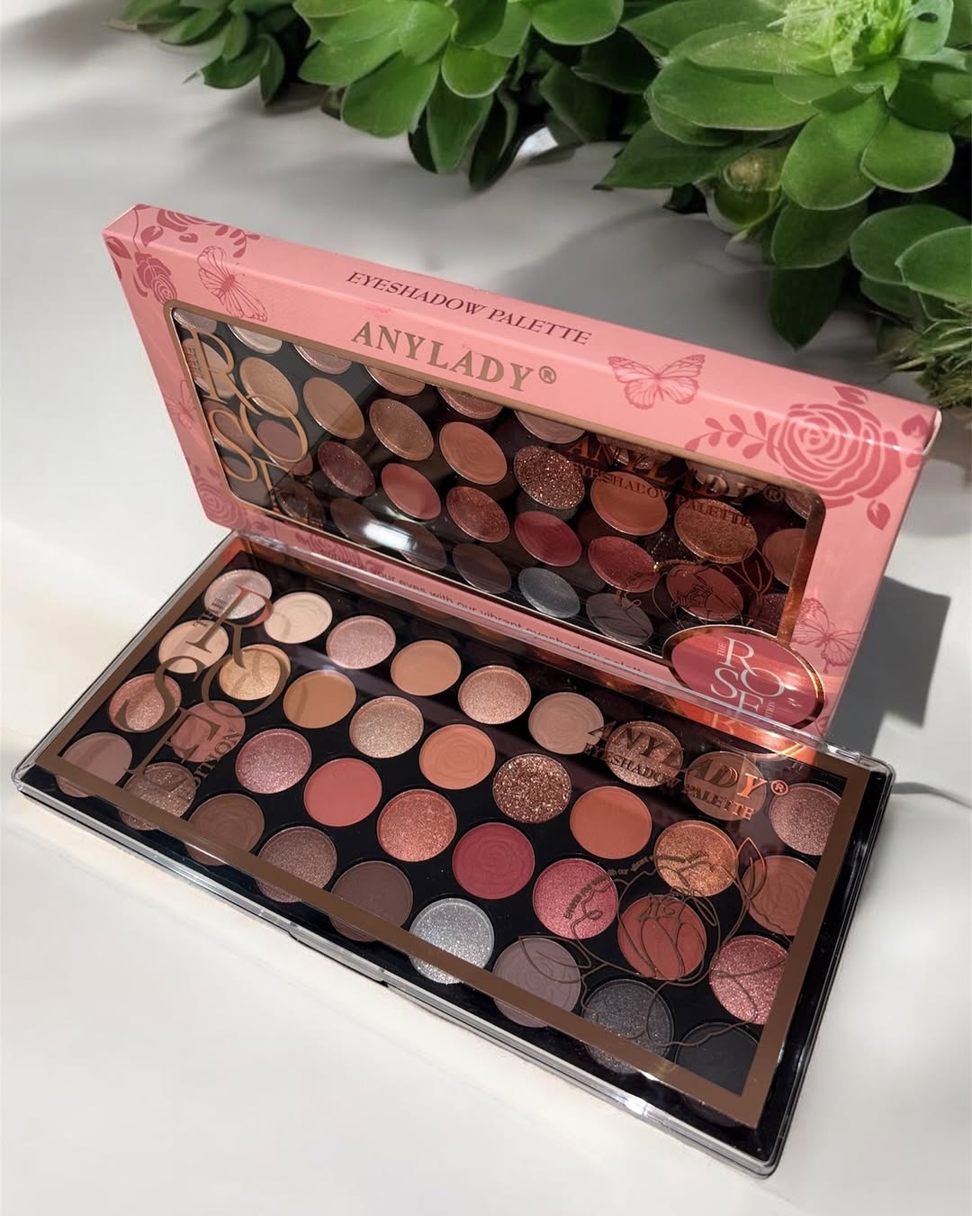 Any Lady 36 Color Eye Shadow Palette Rose Edition 8366