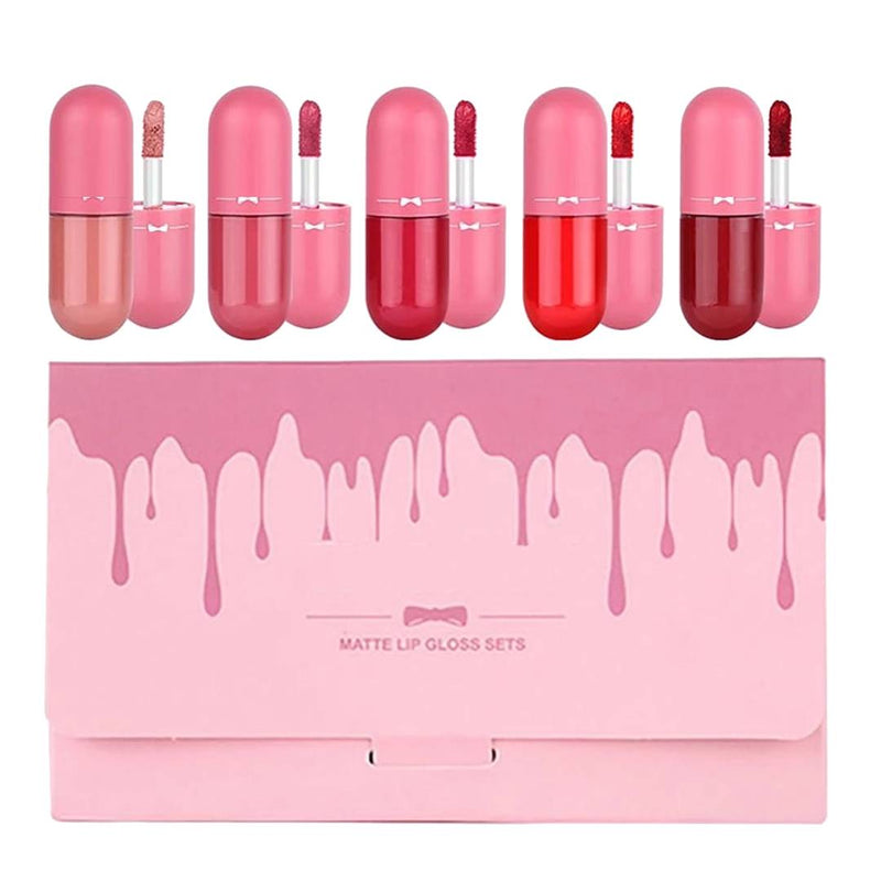 Gegemoon Mini Matte Lip Gloss 5pcs Set