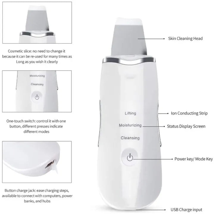 Shovel facial Skin Scrubber Machine