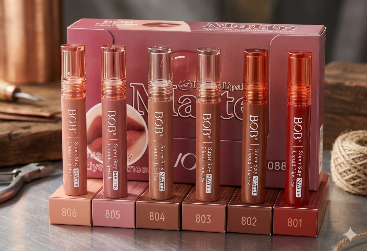 Bob Super Flawless Matte Lip Gloss Pack of 6