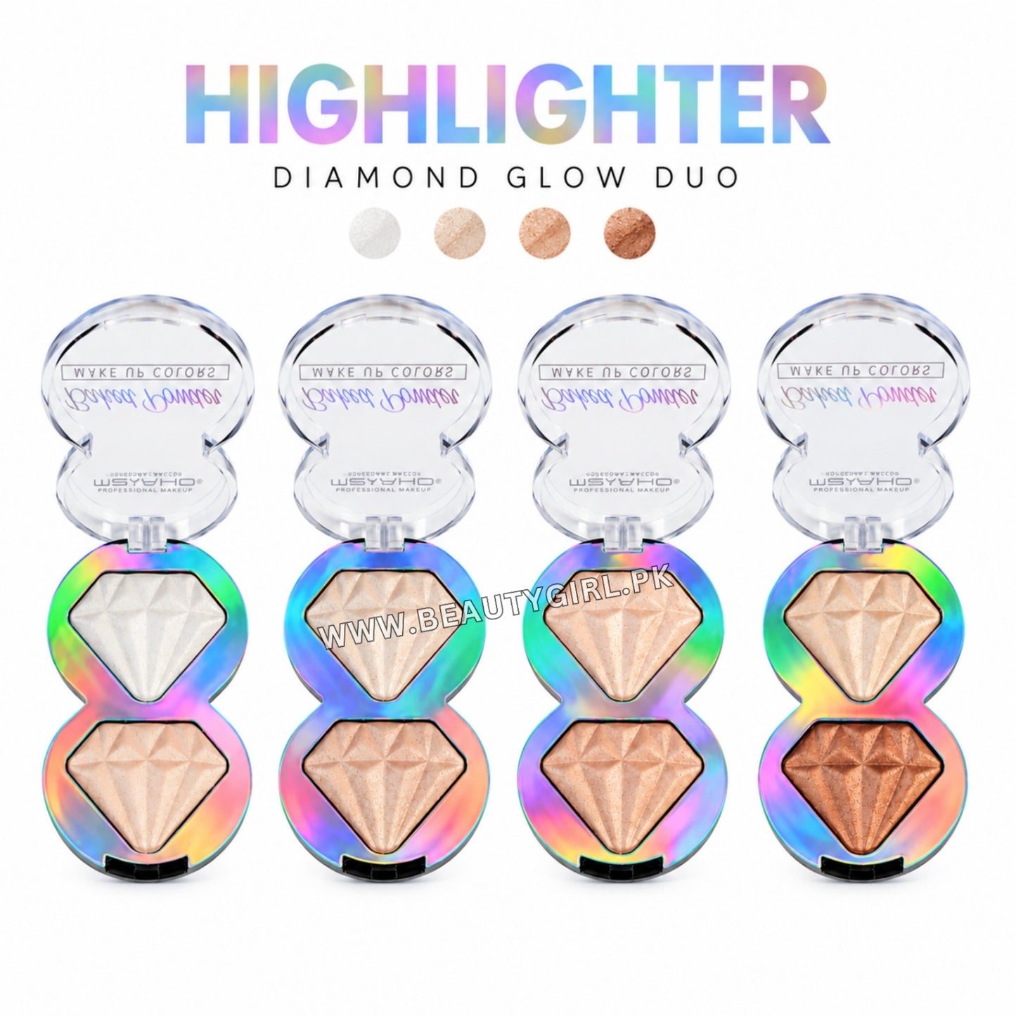 MSYAHO 2-in-1 Baked Powder Highlighter