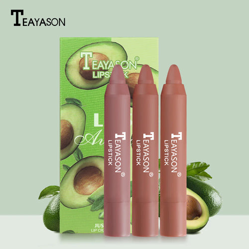 TEAYASON 3pcs Fruit Crayon Set