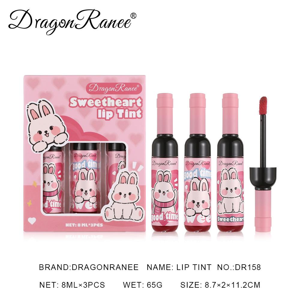 Dragon Ranee Sweetheart Lip Tint 3Pcs Set