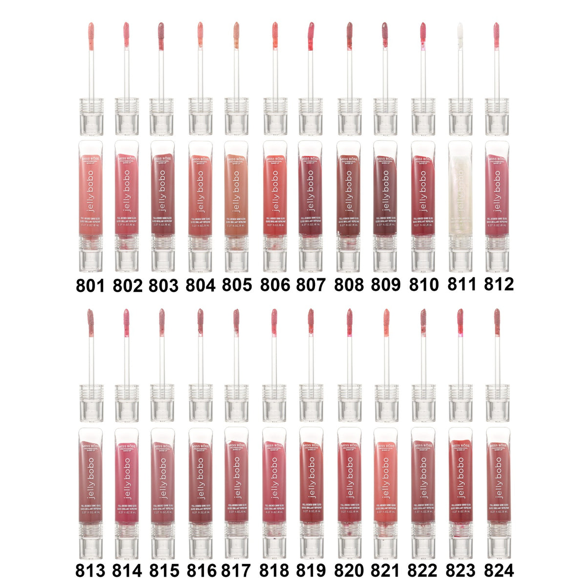 Miss Rose Jelly Bobo Lip Gloss
