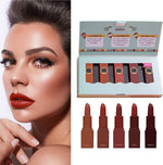 Kaxier 5 Pcs Lipstick Set Velvet Lipstick Long Lasting No Fade Lip Gloss